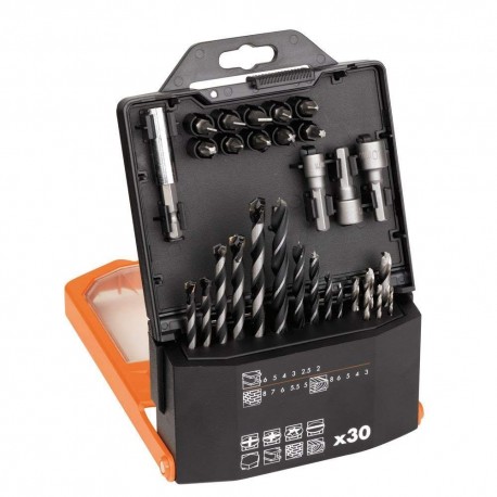 AEG coffret 30 accessoires de percage et vissage 4932430410 AEG coffret 30 accessoires de percage et vissage 4932430410