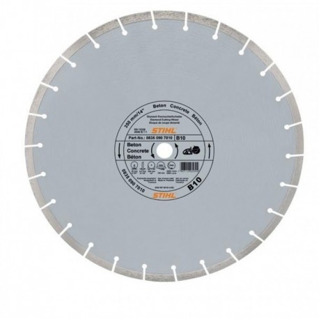 STIHL Disque Diamants 350 mm D-B10 , pour béton, béton armé, tuiles, briques, parpaing STIHL Disque Diamants 350 mm D-B10 , pour béton, béton armé, tuiles, briques, parpaing