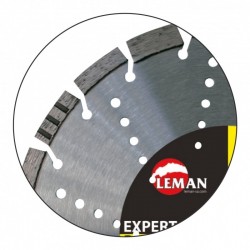 Leman - Disque diamant segments multimatériaux Ø 125 x 22,23 x H 12 mm