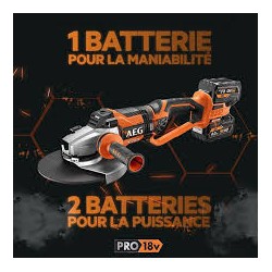 Meuleuse brushless AEG 18V 230mm  BEWS18-230BL-0