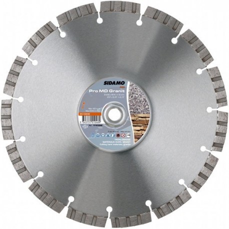 Sidamo - Disque diamant PRO MD GRANIT + Matériaux Durs , D 300 x 25,4-20 x 10 x ép. 3,2 mm - 11101079 Sidamo - Disque diamant PRO MD GRANIT + Matériaux Durs , D 300 x 25,4-20 x 10 x ép. 3,2 mm - 11101079