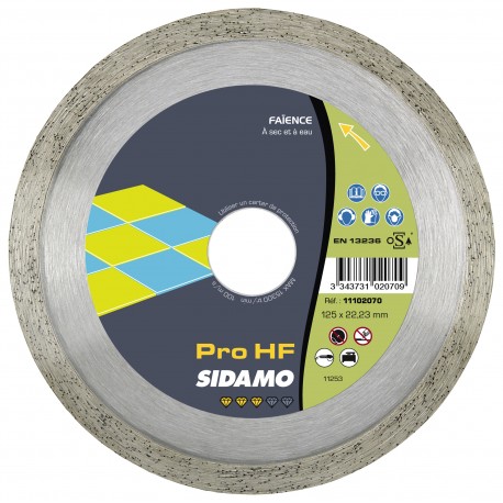 Disque Diamants Carrelage , Ceramique et Marbre , SIDAMO Pro HF Ø 115 11102021 Disque Diamants Carrelage , Ceramique et Marbre , SIDAMO Pro HF Ø 115 11102021