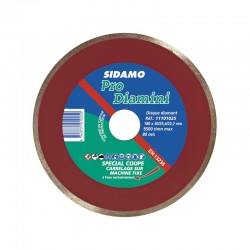 Disque Diamant Grés , Céramique , Marbre  Ø 200 mm / 30 mm - Sidamo Pro Diamini 11101024