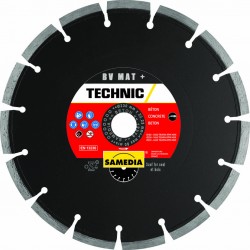 Disque Diamant  Mixte  , Béton Armé + Matériaux , 230 mm  TECHNIC BV MAT + 314019