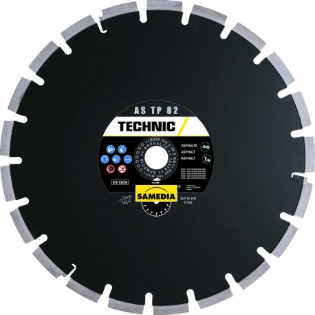 Disque Diamant Asphalte ⌀ 300 mm x 25.4 mm - Samedia Technic As TP 82 - 313512 Disque Diamant Asphalte ⌀ 300 mm x 25.4 mm - Samedia Technic As TP 82 - 313512