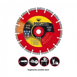 Disque diamant 125 mm , multimatériaux - SAMEDIA Master + Profil 313474