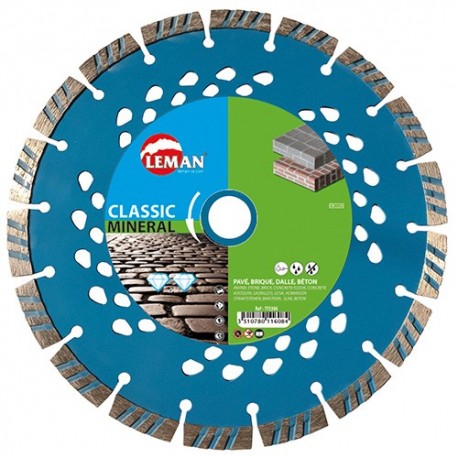 Disque diamant segmenté Brique, parpaing, granit, tuile , 115 mm - LEMAN 771154 Disque diamant segmenté Brique, parpaing, granit, tuile , 115 mm - LEMAN 771154