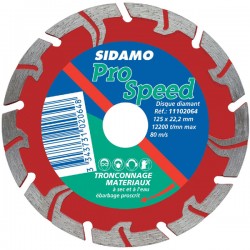 Disque diamant  Tuile , Béton ,  230 mm - SIDAMO Pro Speed 11102062