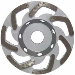 Plateau de surfaçage diamanté PRO CUP BOOMERANG D.125 x 22,23 x H 5,5 mm Béton - 11131002 - Sidamo