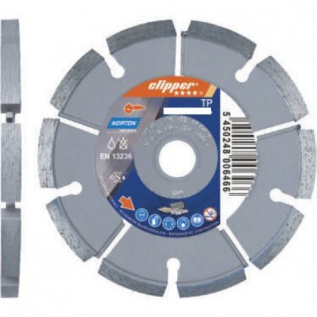 DISQUE DIAMANT NORTON TP DEJOINTOYAGE Ø 125 MM ALÉSAGE 22.23 MM - 70184610307 NORTON CLIPPER DISQUE DIAMANT NORTON TP DEJOINTOYAGE Ø 125 MM ALÉSAGE 22.23 MM - 70184610307 NORTON CLIPPER