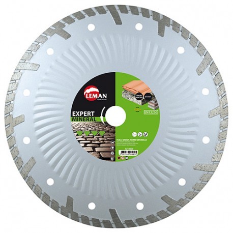 Disque diamant segmenté mixte D. 125 mm Tuile, Granit , Pierre - 890125 - LEMAN Disque diamant segmenté mixte D. 125 mm Tuile, Granit , Pierre - 890125 - LEMAN