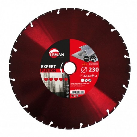 Disque diamant brasé Ø 125 mm LEMAN 950125 Disque diamant brasé Ø 125 mm LEMAN 950125