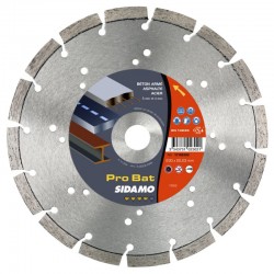 Disque Diamant  MIXTE Béton Acier Asphalte Matériaux - 350 mm x 20 - SIDAMO PRO BAT 11102306